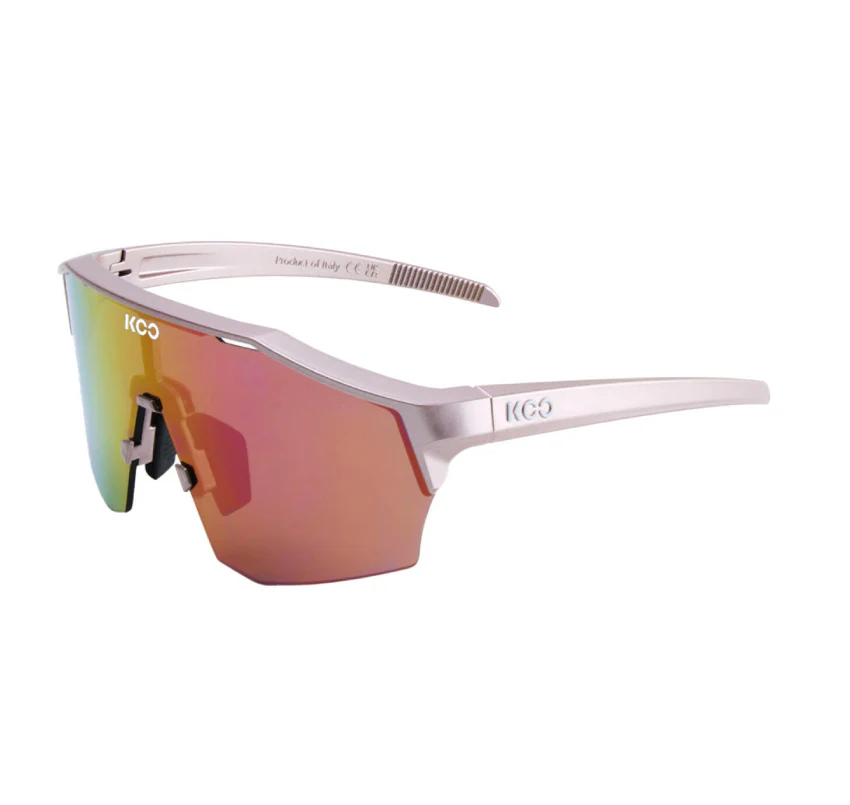 Koo Alibi Sunglasses Metallic Pink / Super Pink Mirror lens