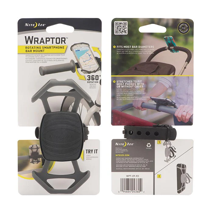 Wraptor™ Rotating Smartphone Bar Mount